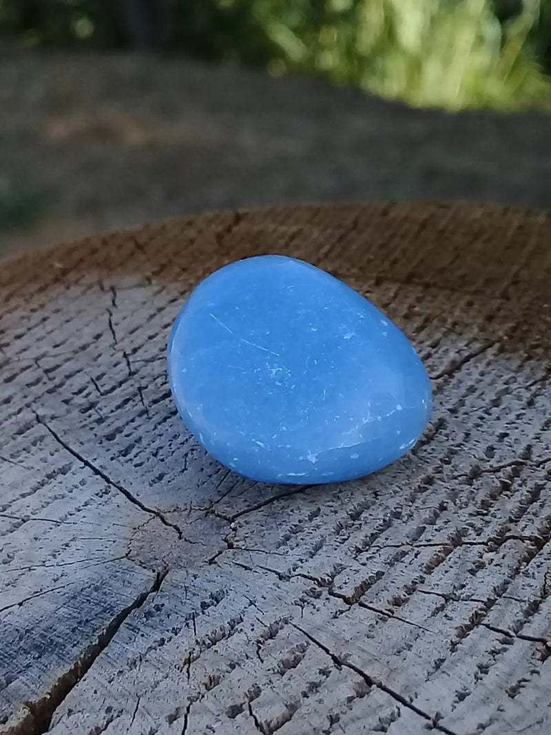 Chargez l'image dans la visionneuse de la galerie, Angélite pierre roulée Grade A ++++ Angélite pierre roulée
