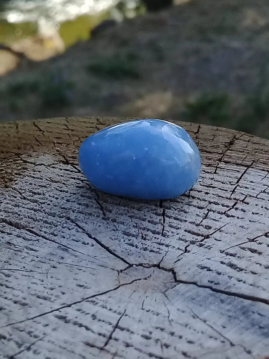 Angélite pierre roulée Grade A ++++ Angélite pierre roulée