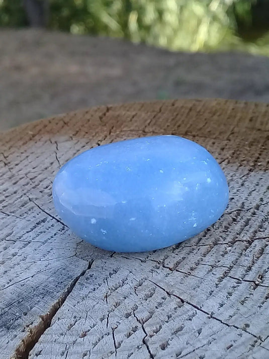 Angélite pierre roulée Grade A ++++ Angélite pierre roulée