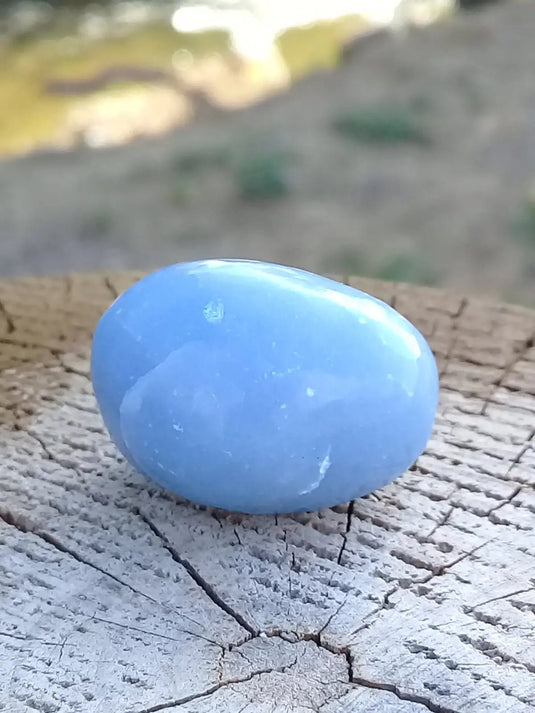 Angélite pierre roulée Grade A ++++ Angélite pierre roulée