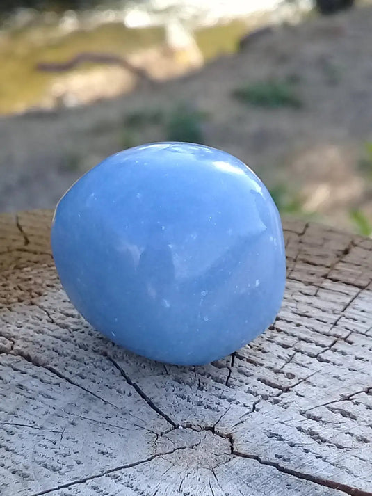 Angélite pierre roulée Grade A ++++ Angélite pierre roulée