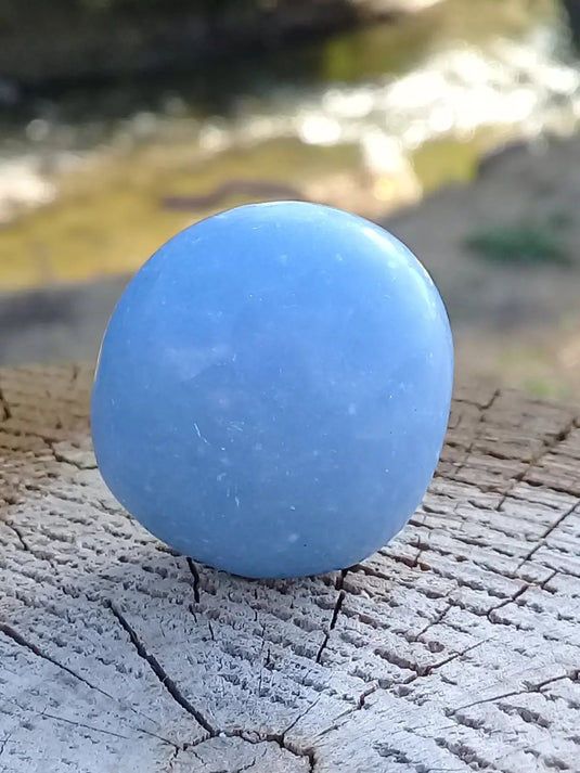 Angélite pierre roulée Grade A ++++ Angélite pierre roulée