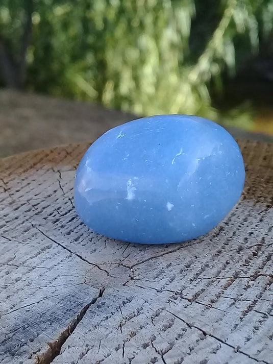 Angélite pierre roulée Grade A ++++ Angélite pierre roulée