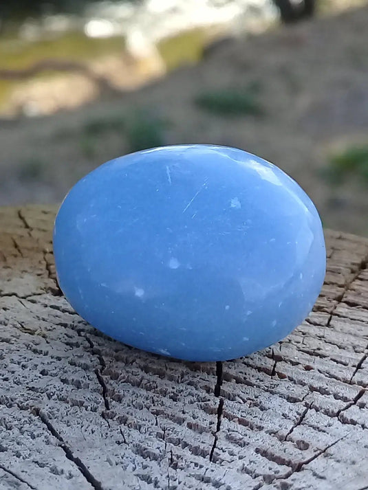 Angélite pierre roulée Grade A ++++ Angélite pierre roulée