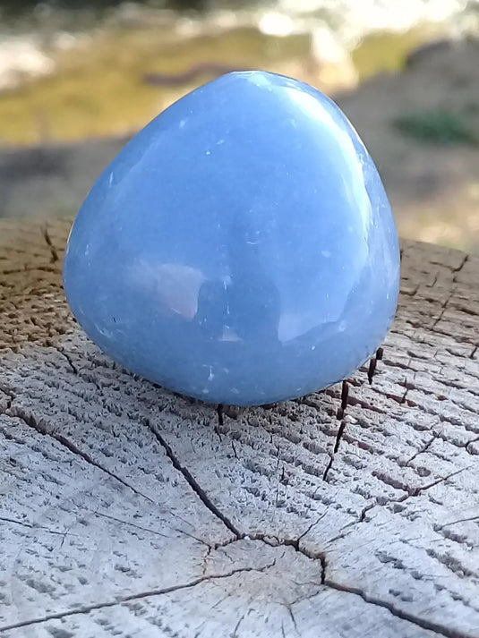 Angélite pierre roulée Grade A ++++ Angélite pierre roulée