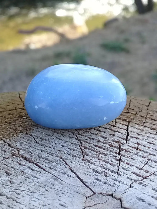 Angélite pierre roulée Grade A ++++ Angélite pierre roulée