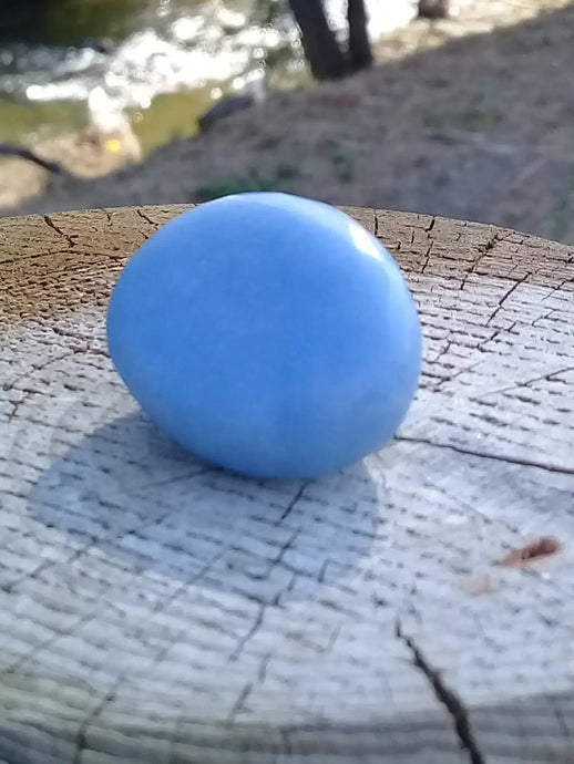 Angélite pierre roulée Grade A ++++ Angélite pierre roulée