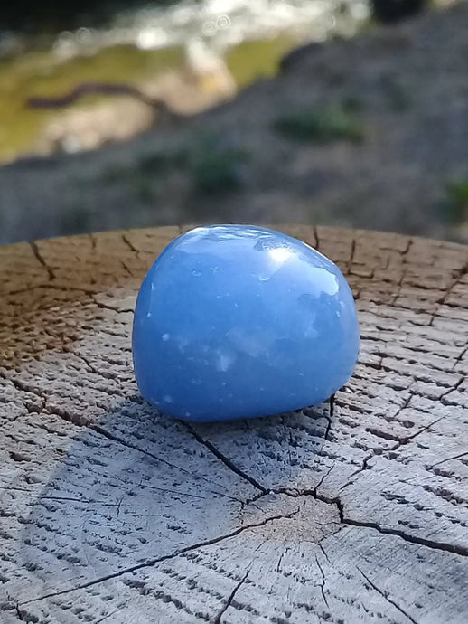 Angélite pierre roulée Grade A ++++ Angélite pierre roulée