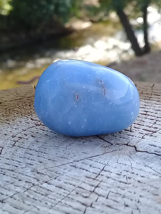 Angélite pierre roulée Grade A ++++ Angélite pierre roulée