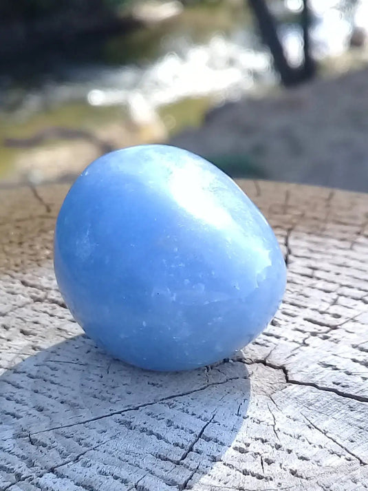 Angélite pierre roulée Grade A ++++ Angélite pierre roulée