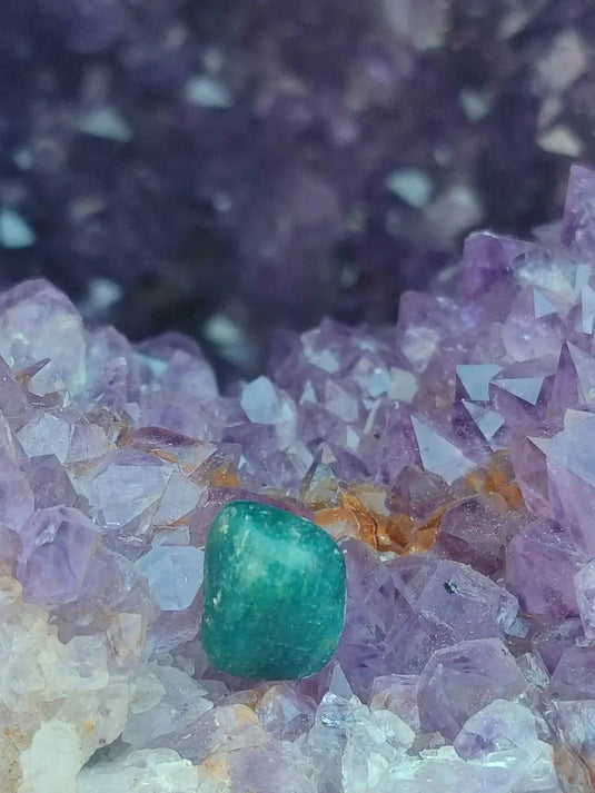 Apatite bleue du Brésil - Pierre roulée (Taille Petite à Moyenne) - Grade Prémium Apatite bleue pierre roulée