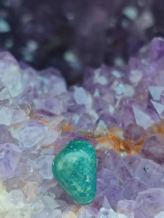 Apatite bleue du Brésil - Pierre roulée (Taille Petite à Moyenne) - Grade Prémium Apatite bleue pierre roulée