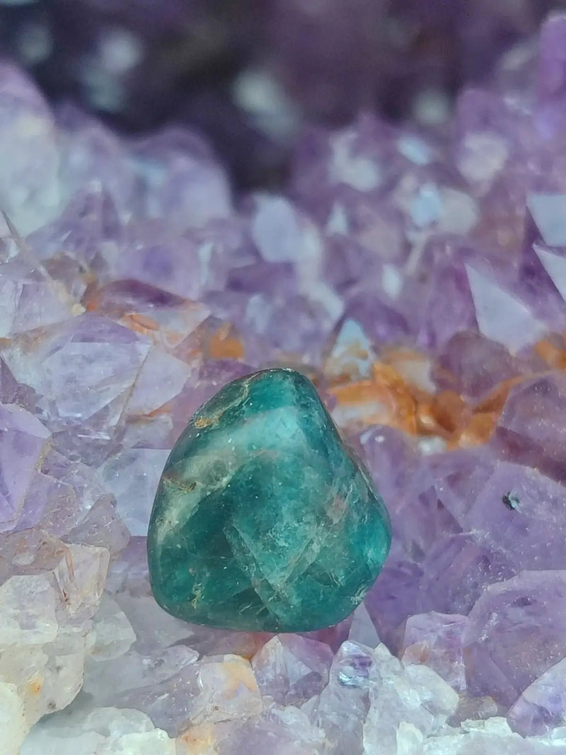 Load image into Gallery viewer, Apatite bleue du Brésil - Pierre roulée (Taille Petite à Moyenne) - Grade Prémium Apatite bleue pierre roulée
