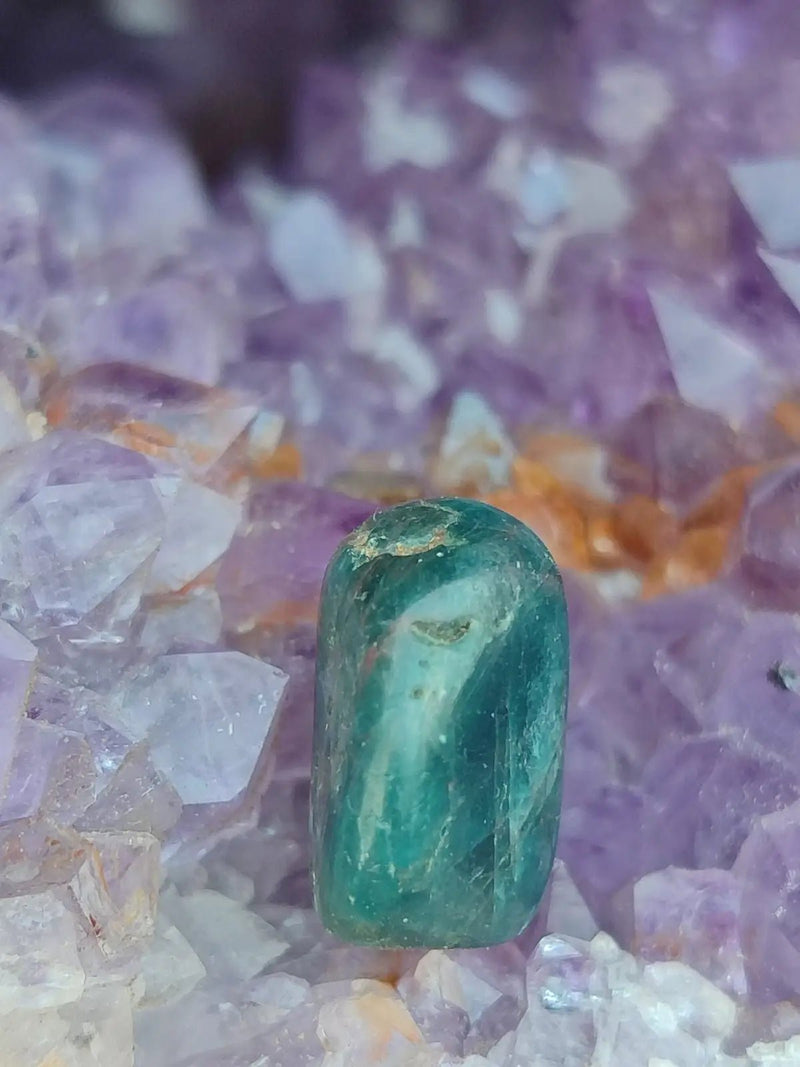 Load image into Gallery viewer, Apatite bleue du Brésil - Pierre roulée (Taille Petite à Moyenne) - Grade Prémium Apatite bleue pierre roulée
