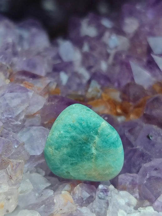 Apatite bleue du Madagascar - Pierre roulée (Taille Petite à Moyenne) - Grade Prémium Apatite bleue pierre roulée