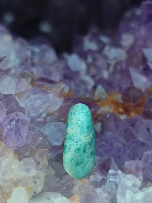 Apatite bleue du Madagascar - Pierre roulée (Taille Petite à Moyenne) - Grade Prémium Apatite bleue pierre roulée