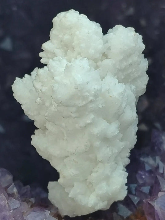 Aragonite blanche ’Flos Ferri’ Picos de Europa Murcie - Pierre brute - Grade Prémium Aragonite blanche pierre roulée