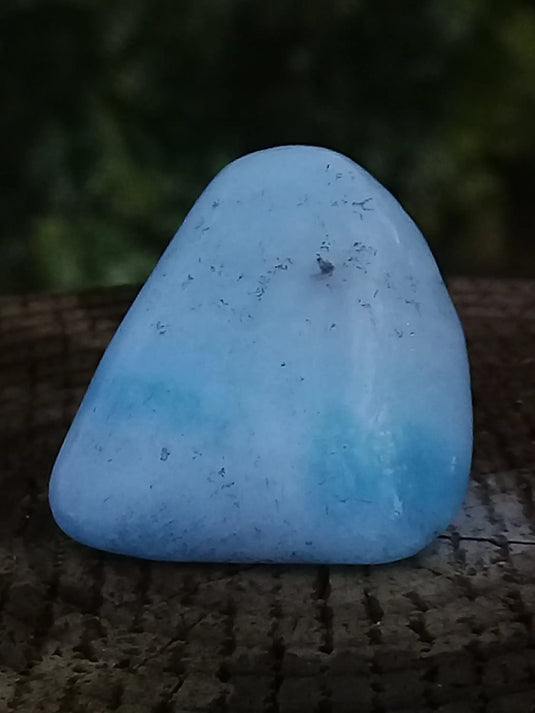 Aragonite Bleue pierre roulée Grade A ++++ Aragonite Bleue pierre roulée Dans la besace du p'tit Poucet...   