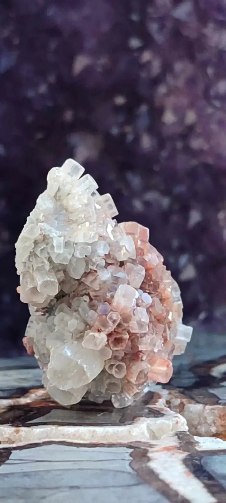 Load image into Gallery viewer, Aragonite Spoutnik de Minglanilla (Espagne) - Pierre brute - Grade Prémium Aragonite Spoutnik pierre brute
