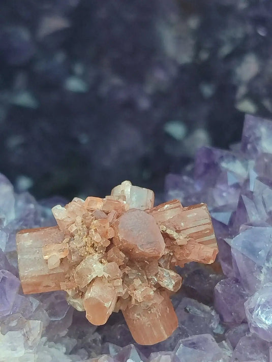 Aragonite Spoutnik de Minglanilla (Espagne) - Pierre brute - Grade Prémium Aragonite Spoutnik pierre brute