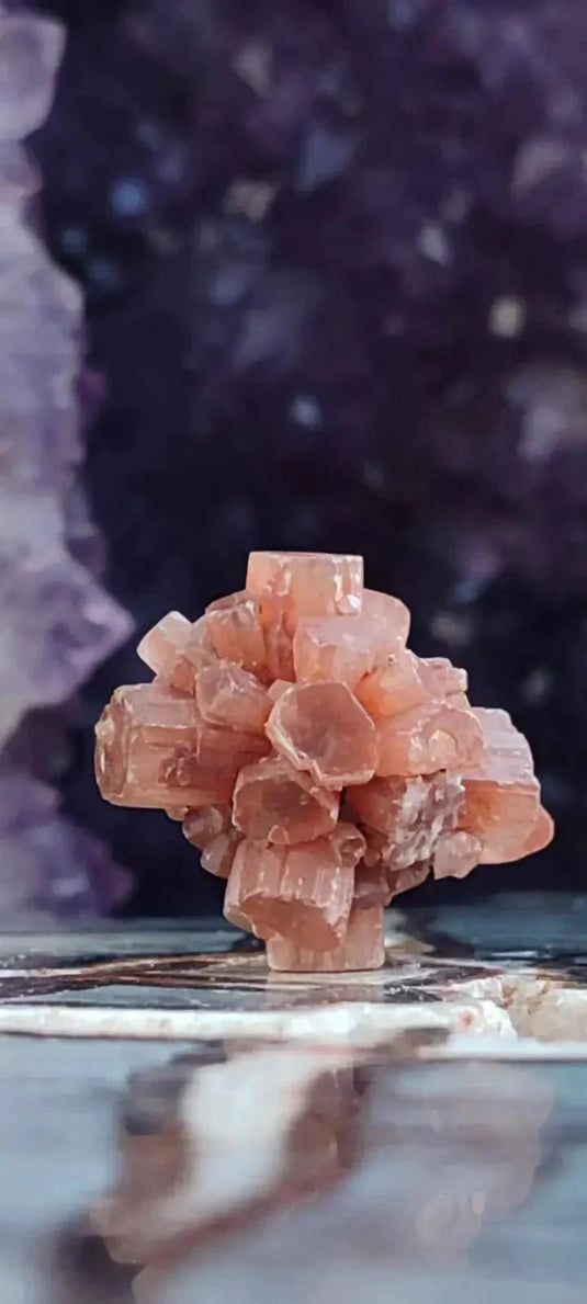 Aragonite Spoutnik de Minglanilla (Espagne) - Pierre brute - Grade Prémium Aragonite Spoutnik pierre brute