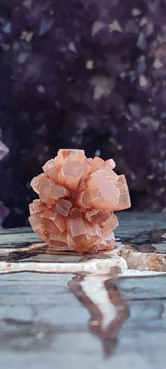 Aragonite Spoutnik de Minglanilla (Espagne) - Pierre brute - Grade Prémium Aragonite Spoutnik pierre brute
