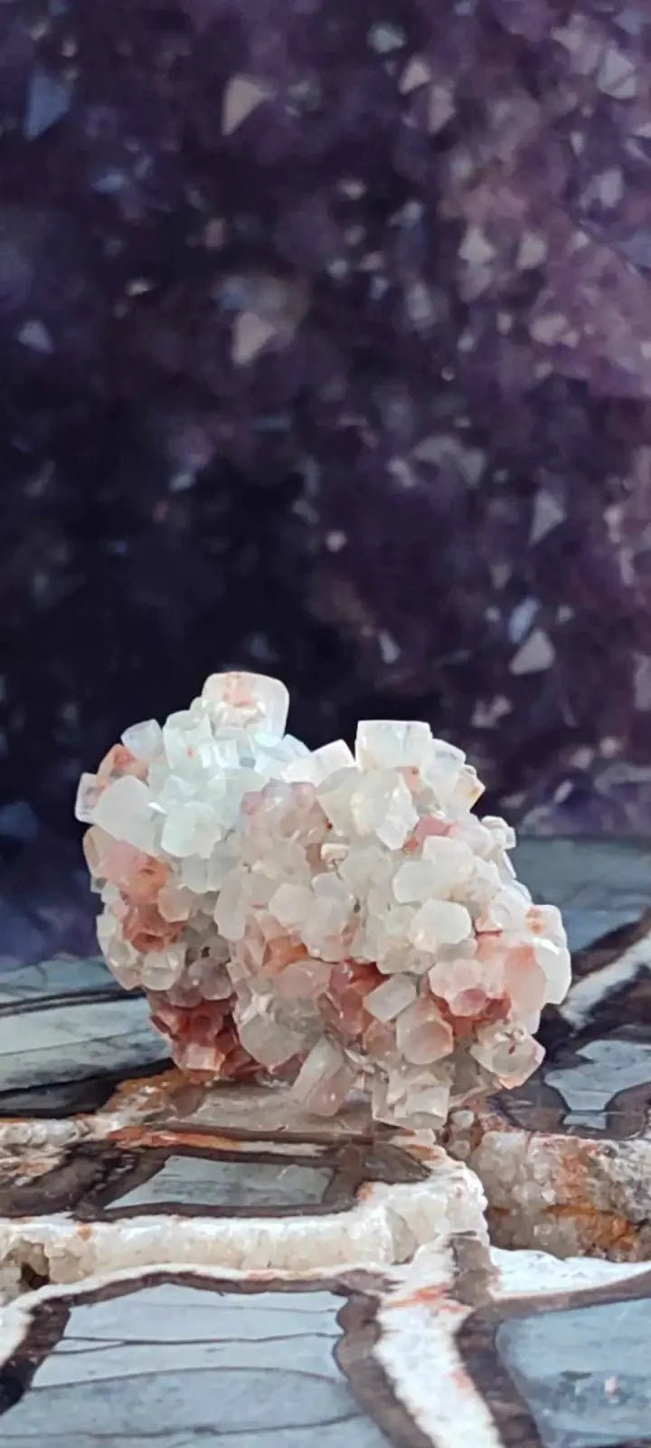 Chargez l&#39;image dans la visionneuse de la galerie, Aragonite Spoutnik de Minglanilla (Espagne) - Pierre brute - Grade Prémium Aragonite Spoutnik pierre brute
