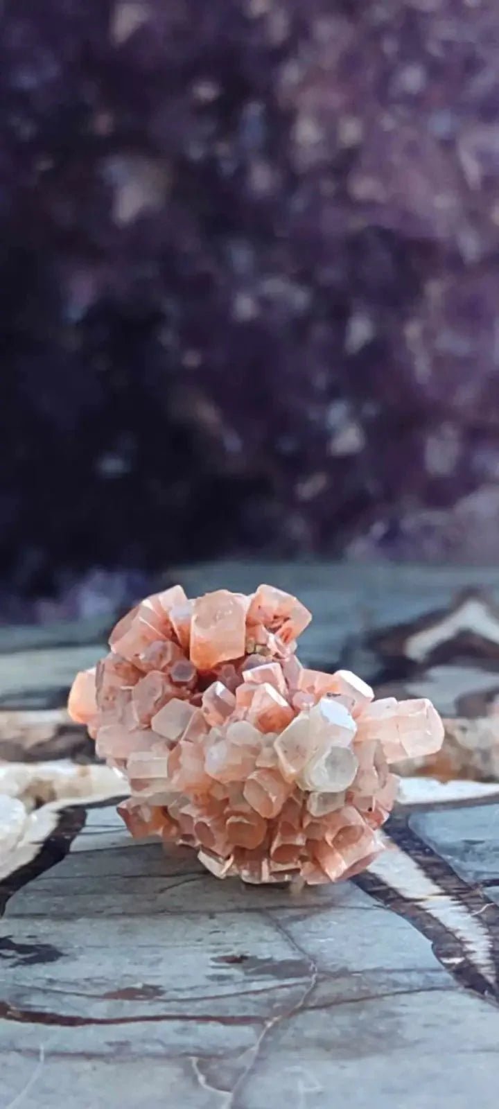Load image into Gallery viewer, Aragonite Spoutnik de Minglanilla (Espagne) - Pierre brute - Grade Prémium Aragonite Spoutnik pierre brute
