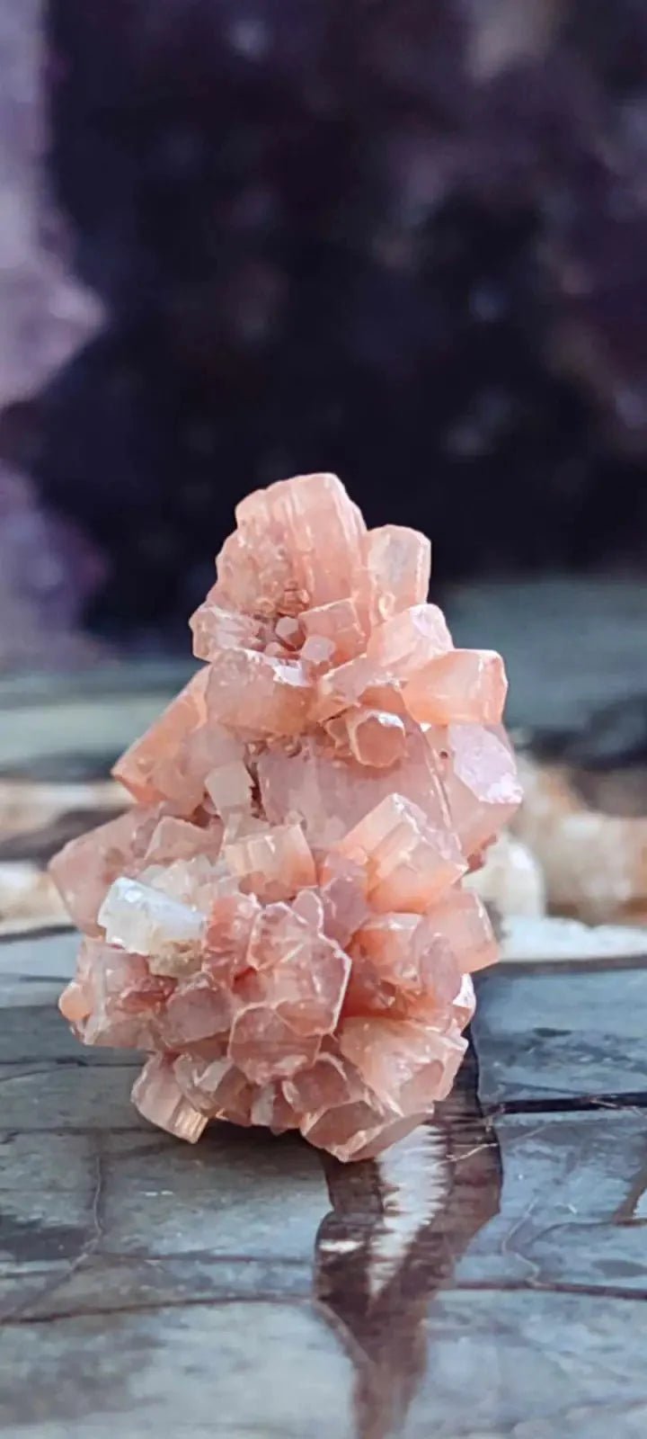 Load image into Gallery viewer, Aragonite Spoutnik de Minglanilla (Espagne) - Pierre brute - Grade Prémium Aragonite Spoutnik pierre brute

