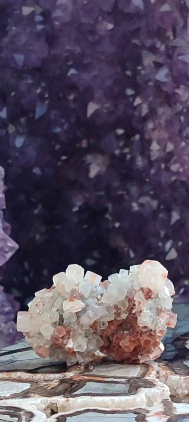 Chargez l&#39;image dans la visionneuse de la galerie, Aragonite Spoutnik de Minglanilla (Espagne) - Pierre brute - Grade Prémium Aragonite Spoutnik pierre brute
