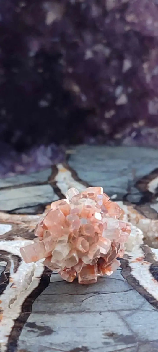 Aragonite Spoutnik de Minglanilla (Espagne) - Pierre brute - Grade Prémium Aragonite Spoutnik pierre brute