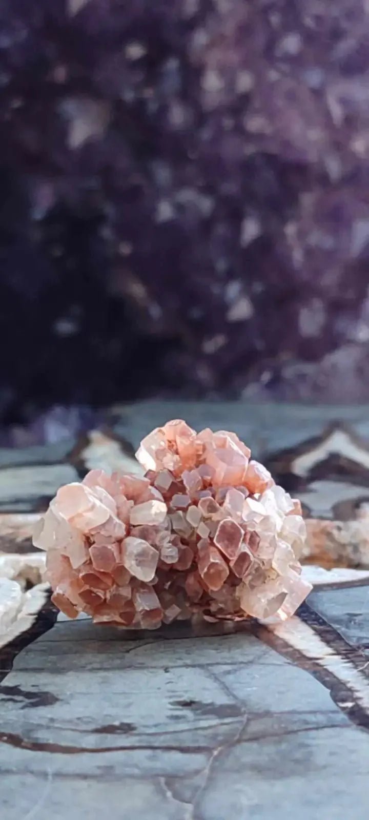 Load image into Gallery viewer, Aragonite Spoutnik de Minglanilla (Espagne) - Pierre brute - Grade Prémium Aragonite Spoutnik pierre brute
