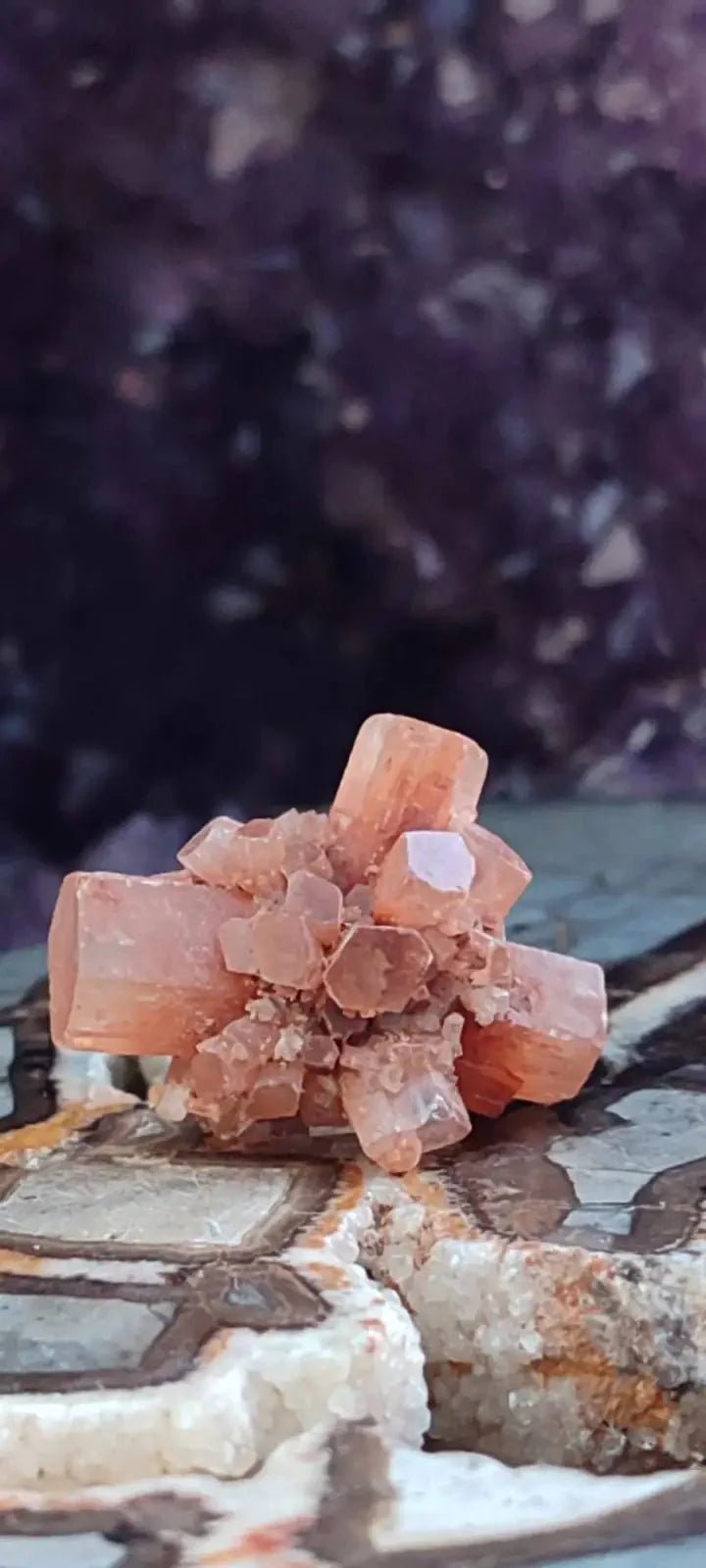 Load image into Gallery viewer, Aragonite Spoutnik de Minglanilla (Espagne) - Pierre brute - Grade Prémium Aragonite Spoutnik pierre brute
