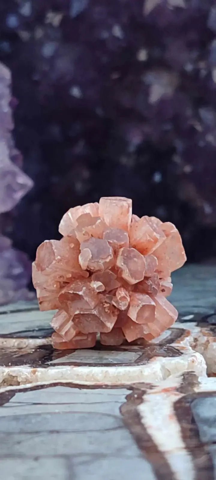 Load image into Gallery viewer, Aragonite Spoutnik de Minglanilla (Espagne) - Pierre brute - Grade Prémium Aragonite Spoutnik pierre brute

