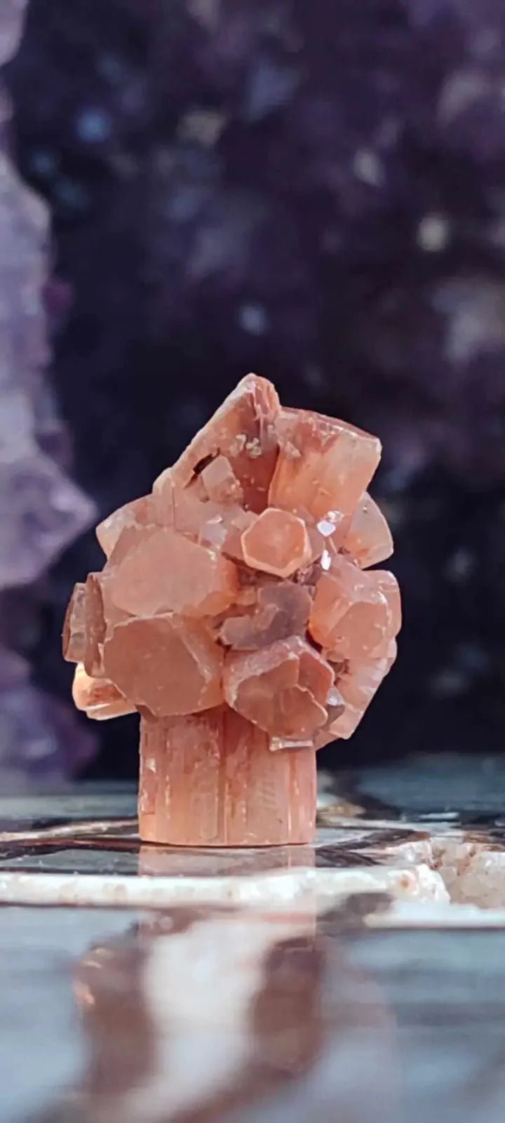 Load image into Gallery viewer, Aragonite Spoutnik de Minglanilla (Espagne) - Pierre brute - Grade Prémium Aragonite Spoutnik pierre brute
