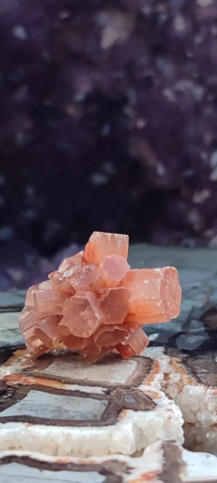 Load image into Gallery viewer, Aragonite Spoutnik de Minglanilla (Espagne) - Pierre brute - Grade Prémium Aragonite Spoutnik pierre brute
