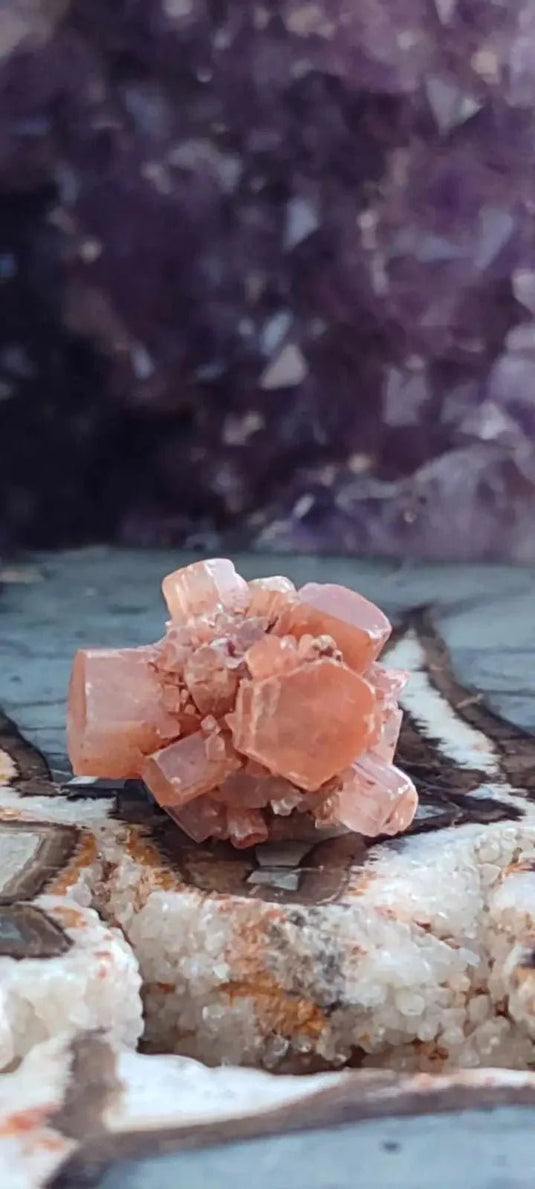 Aragonite Spoutnik de Minglanilla (Espagne) - Pierre brute - Grade Prémium Aragonite Spoutnik pierre brute