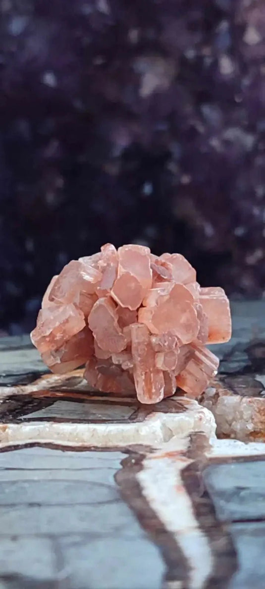 Aragonite Spoutnik de Minglanilla (Espagne) - Pierre brute - Grade Prémium Aragonite Spoutnik pierre brute