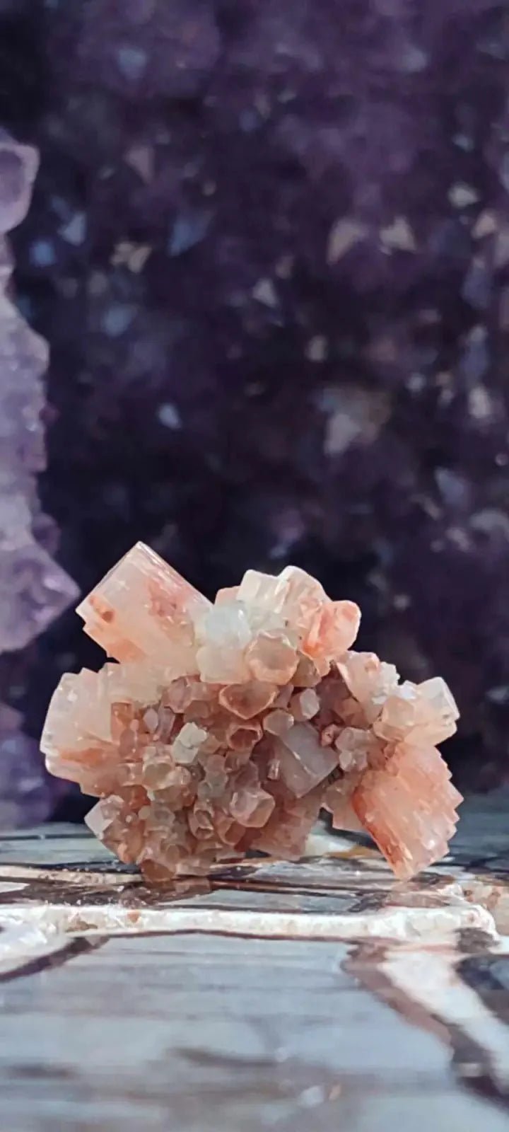 Chargez l&#39;image dans la visionneuse de la galerie, Aragonite Spoutnik de Minglanilla (Espagne) - Pierre brute - Grade Prémium Aragonite Spoutnik pierre brute
