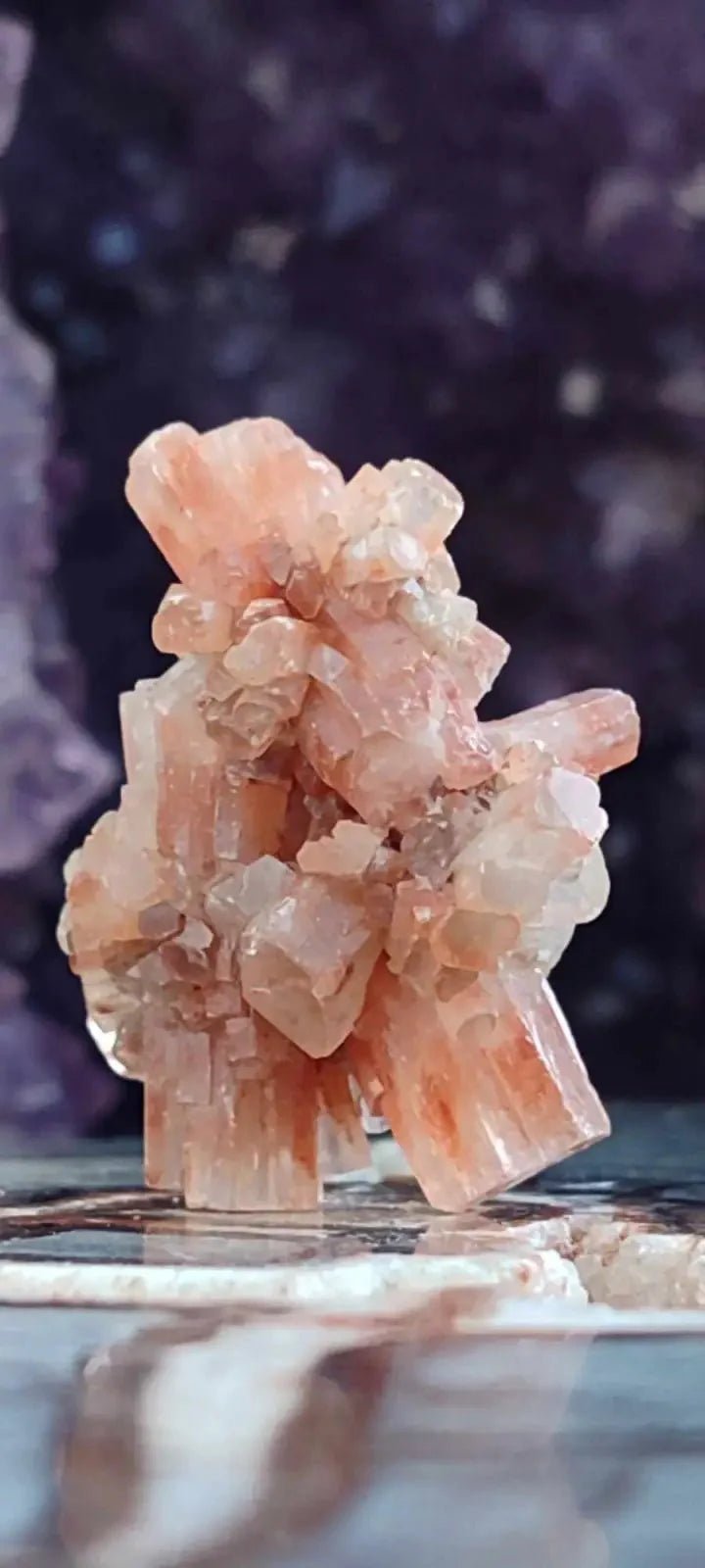 Chargez l&#39;image dans la visionneuse de la galerie, Aragonite Spoutnik de Minglanilla (Espagne) - Pierre brute - Grade Prémium Aragonite Spoutnik pierre brute
