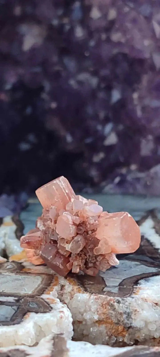 Aragonite Spoutnik de Minglanilla (Espagne) - Pierre brute - Grade Prémium Aragonite Spoutnik pierre brute