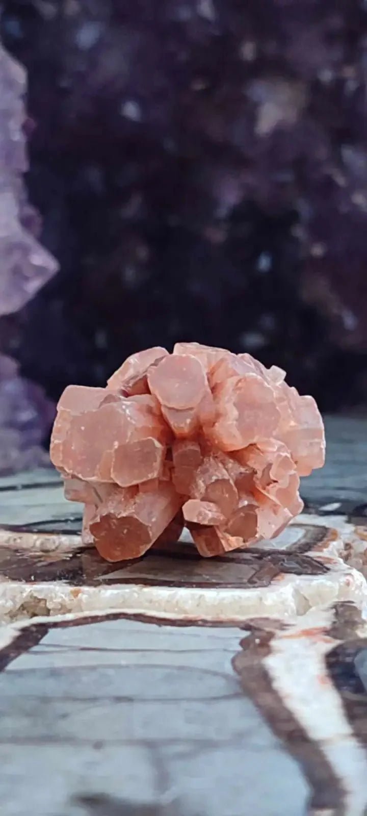Load image into Gallery viewer, Aragonite Spoutnik de Minglanilla (Espagne) - Pierre brute - Grade Prémium Aragonite Spoutnik pierre brute
