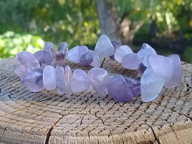 Load image into Gallery viewer, Auralite 23 du Canada - Bracelet chips naturelle - Grade Prémium Bracelet Auralite 23
