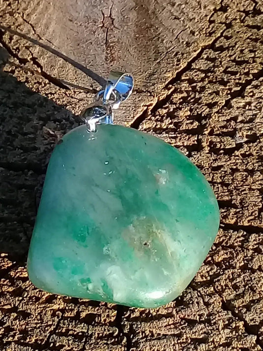 Aventurine pendentif Grade A ++++ Aventurine verte pendentif