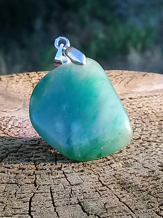 Aventurine pendentif Grade A ++++ Aventurine verte pendentif