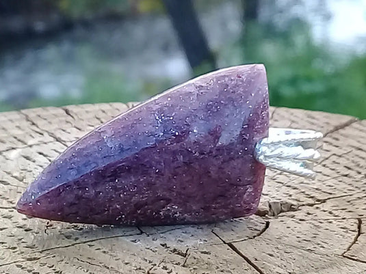 Aventurine rouge du Brésil pendentif Grade A++++ Fourni avec cordon Aventurine rouge du Brésil pendentif