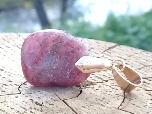 Aventurine rouge du Brésil pendentif Grade A++++ Fourni avec cordon Aventurine rouge du Brésil pendentif