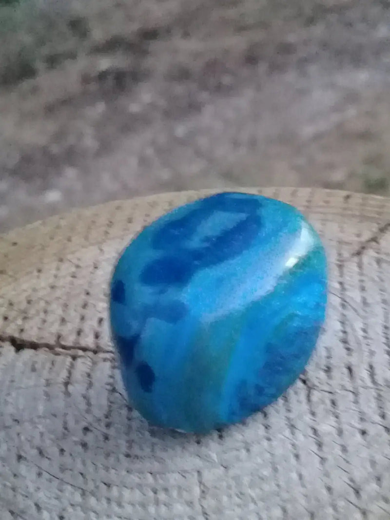 Chargez l&#39;image dans la visionneuse de la galerie, Azurite Malachite pierre roulée Grade A ++++ Azurite Malachite pierre roulée
