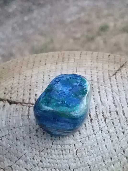 Azurite Malachite pierre roulée Grade A ++++ Azurite Malachite pierre roulée