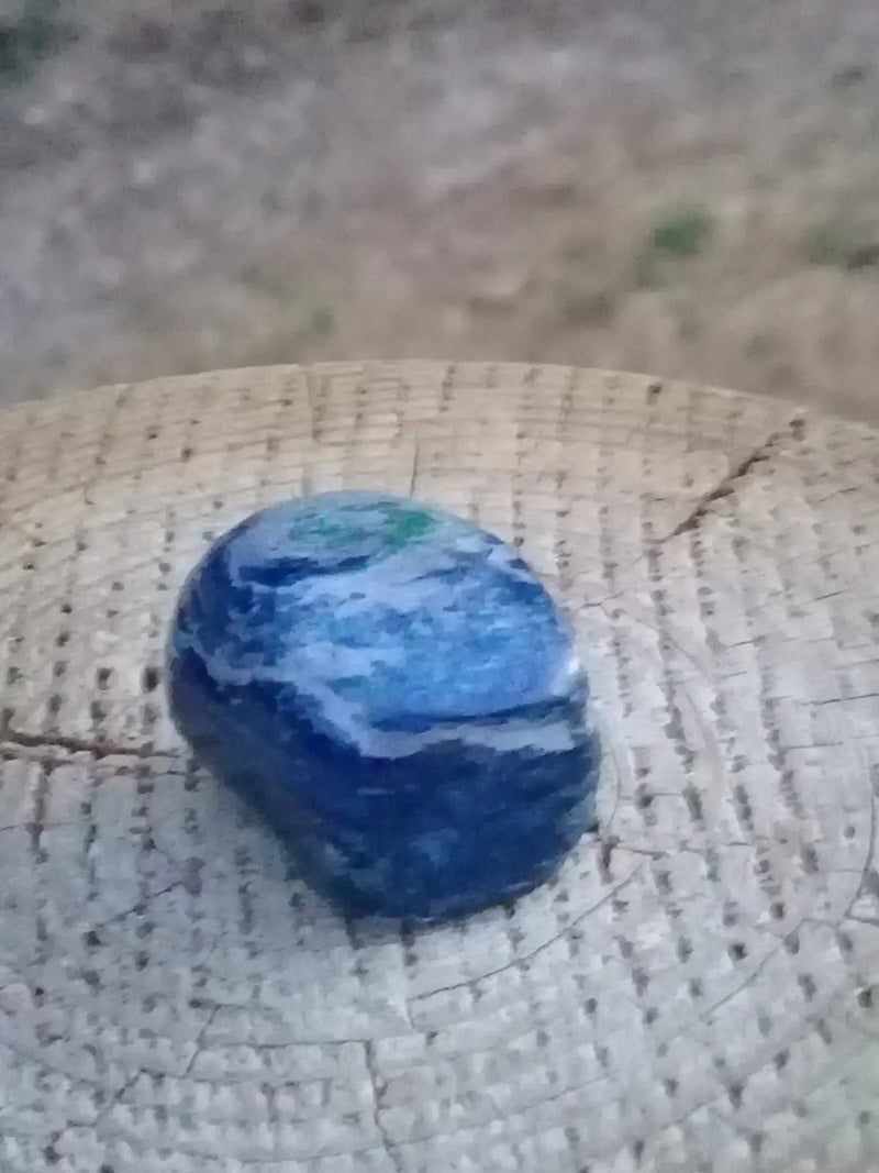 Load image into Gallery viewer, Azurite Malachite pierre roulée Grade A ++++ Azurite Malachite pierre roulée
